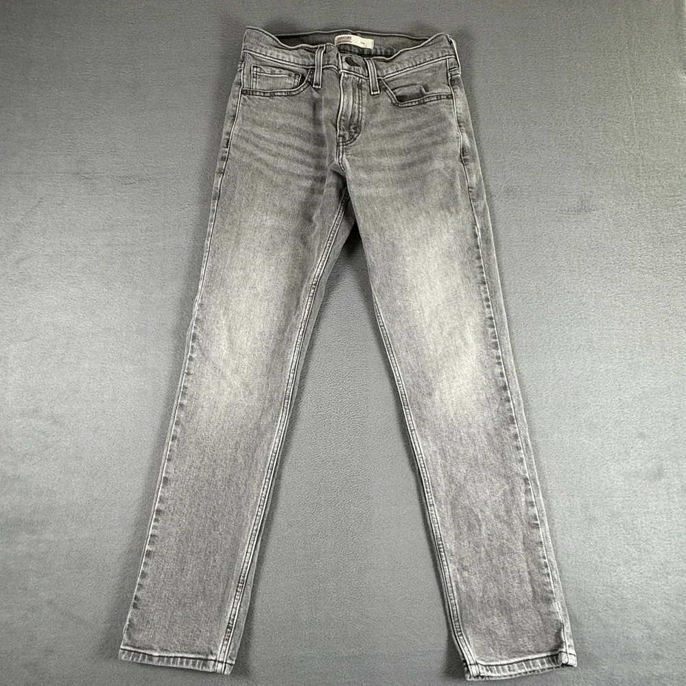 Signature by Levi Strauss Mens Slim Fit Jeans Gray  Super‎ Flex 29x30
